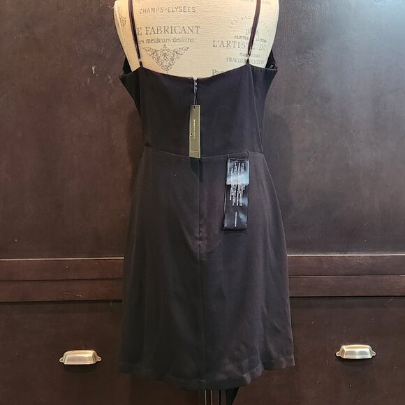 NWT BCBG "Cornelia" Black Cocktail Dress Size 12 - Picture 4 of 10